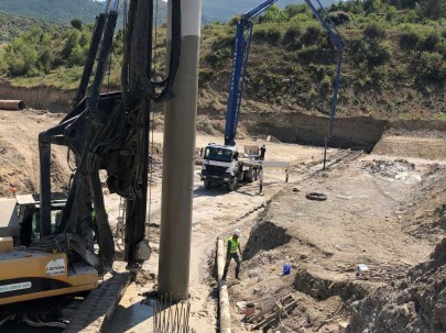 DSİ Karabük Hanköy Regülatörü Sulaması  Kesişen Kazık İşleri