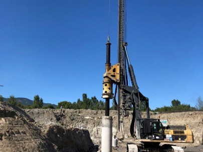 DSİ Karabük Hanköy Regülatörü Sulaması  Kesişen Kazık İşleri